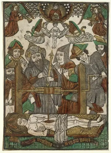 The Martyrdom of St. Erasmus, by Master of the Bergwolken