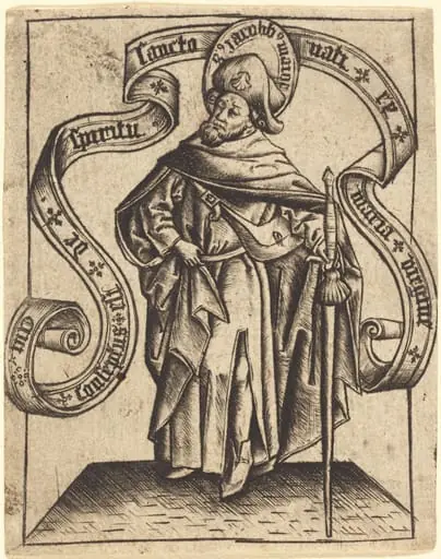 Saint James the Greater, by Master of the Berlin Passion