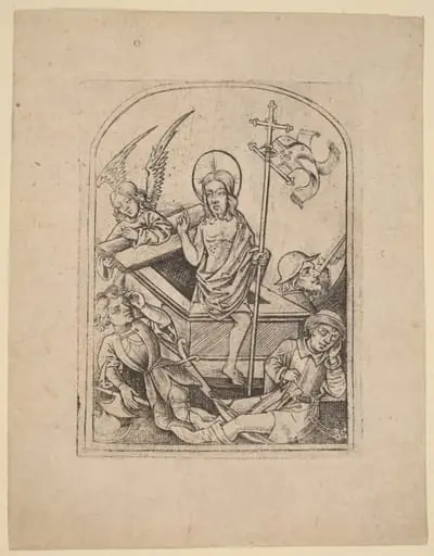 The Resurrection, by Master of the Boccaccio Illustrations