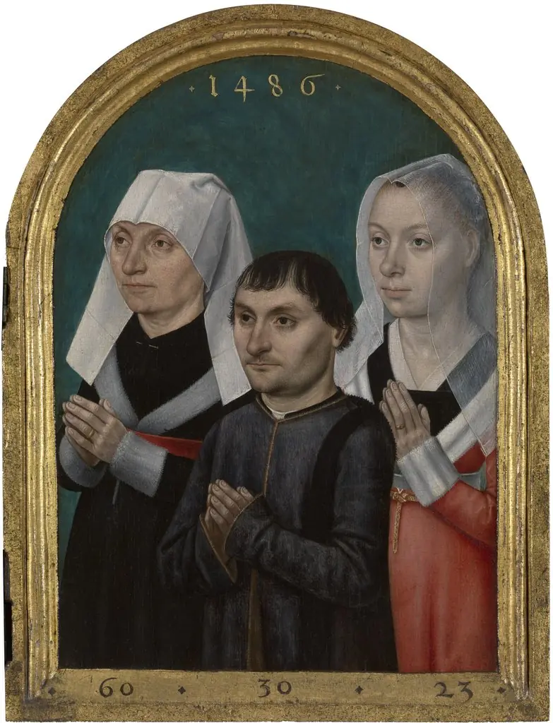 Three Donors, by Master of the Bruges Legend of St. Ursula