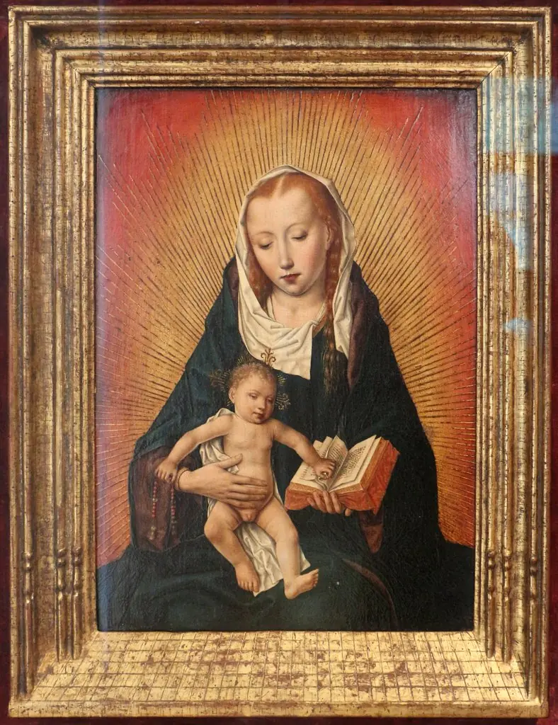 Virgin and Child in a halo, by Master of the Bruges Legend of St. Ursula