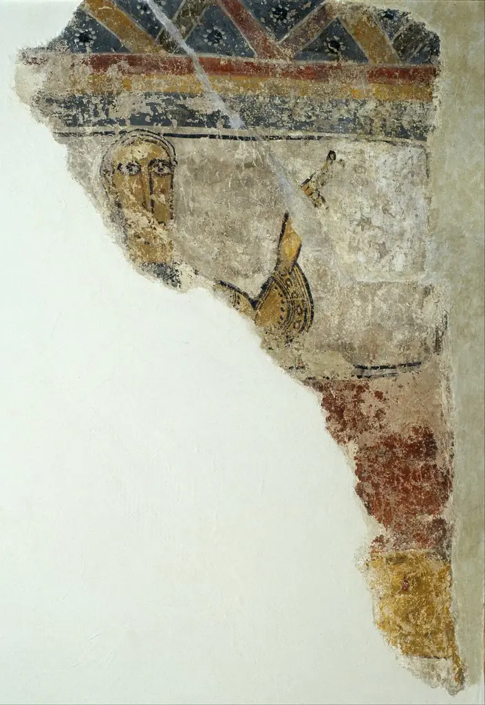 Remains of a figure from Santa Maria de Taüll, by Master of the Day of Judgement