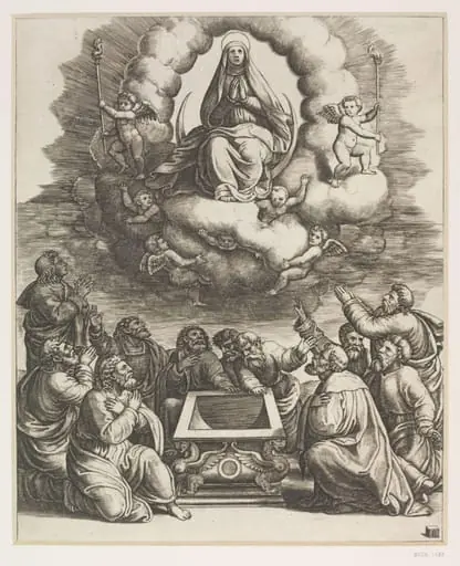 Assumption of the Virgin, by Master of the Die