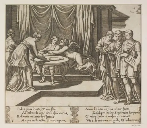 Illustrations to Apuleius, by Master of the Die
