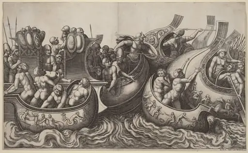 Naval Battle, by Master of the Die