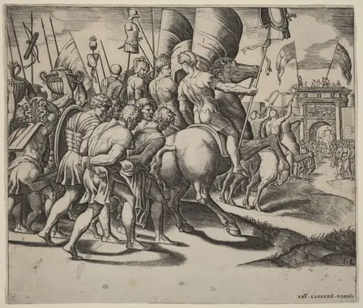 The Triumph of Scipio, by Master of the Die
