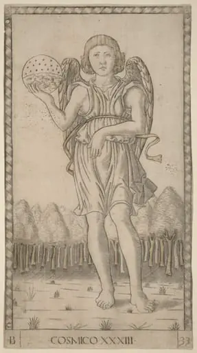 Cosmico (Genius of the World), by Master of the E-Series Tarocchi