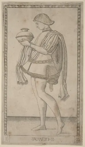 Fameio (Servant), by Master of the E-Series Tarocchi