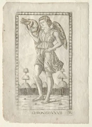 Genius of Time (from the Tarocchi, series B: Cosmic Principles & Virtues, #32)