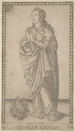 Speranza (Hope), by Master of the E-Series Tarocchi