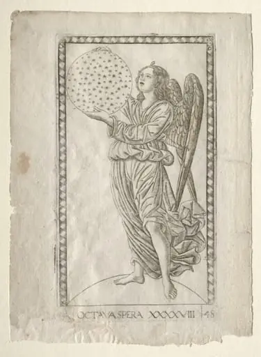 The Angel of the Eighth Sphere (from the Tarocchi, series A:  Firmaments of the Universe, #48)