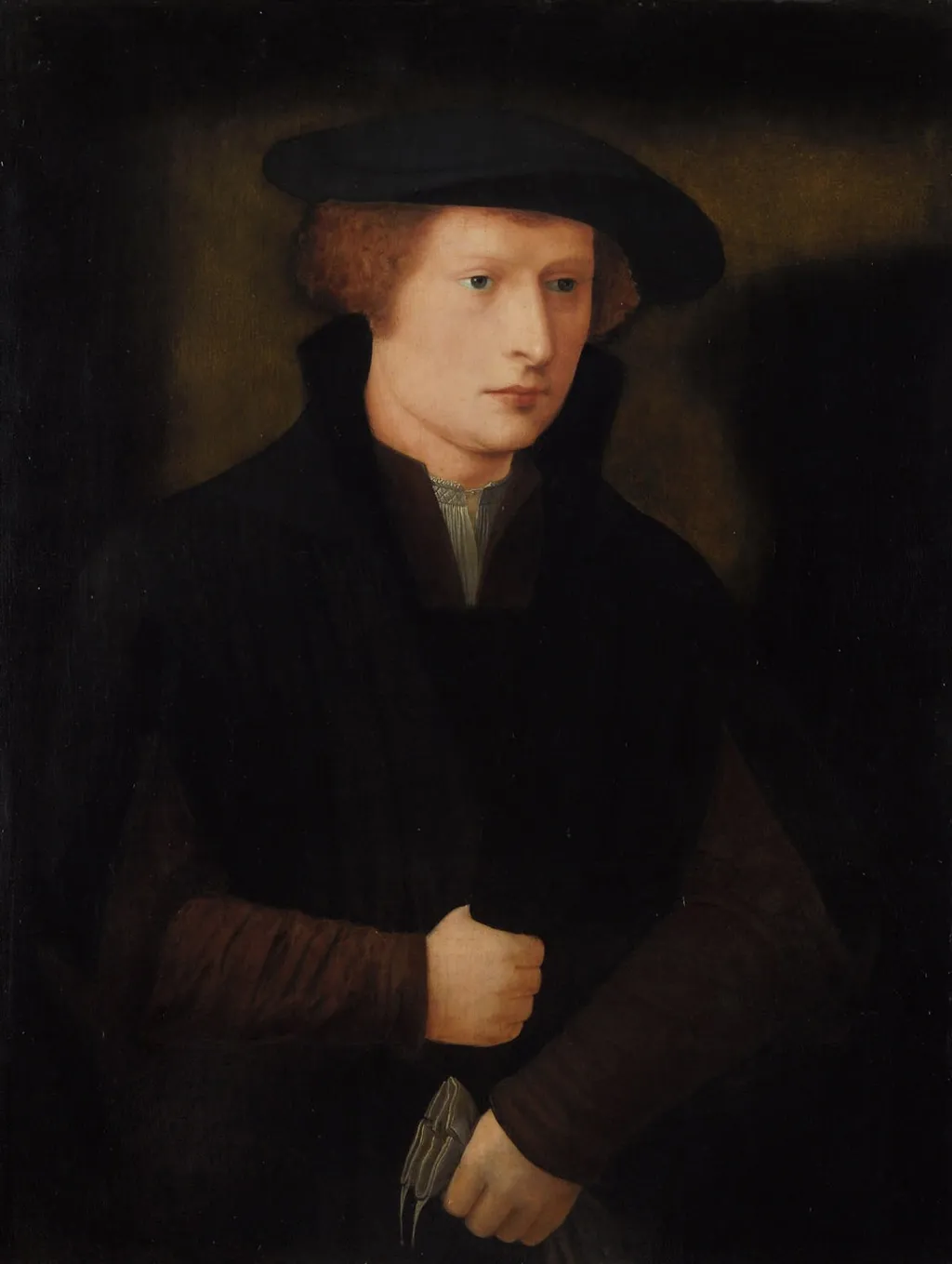 Portrait of a Young Man, by Master of the Female Half-Lengths, oil, 1550