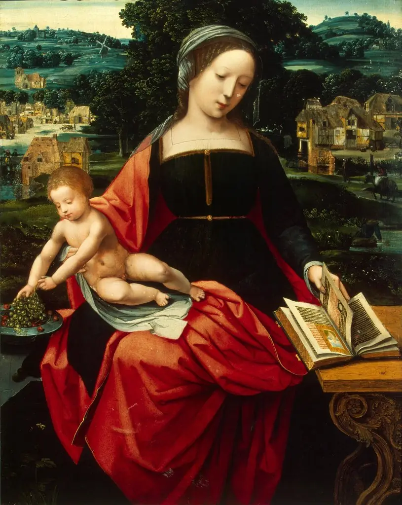 The Virgin and Child, by Master of the Female Half-Lengths