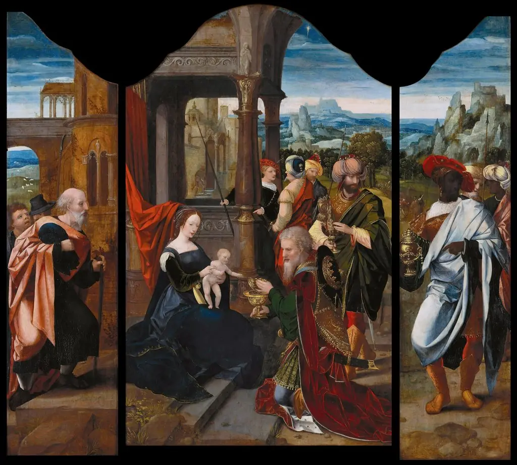 Triptych with the Adoration of the Magi