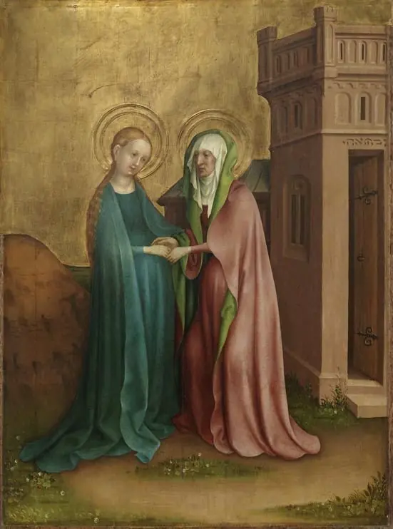 The visitation, by Master of the Heisterbach Altar