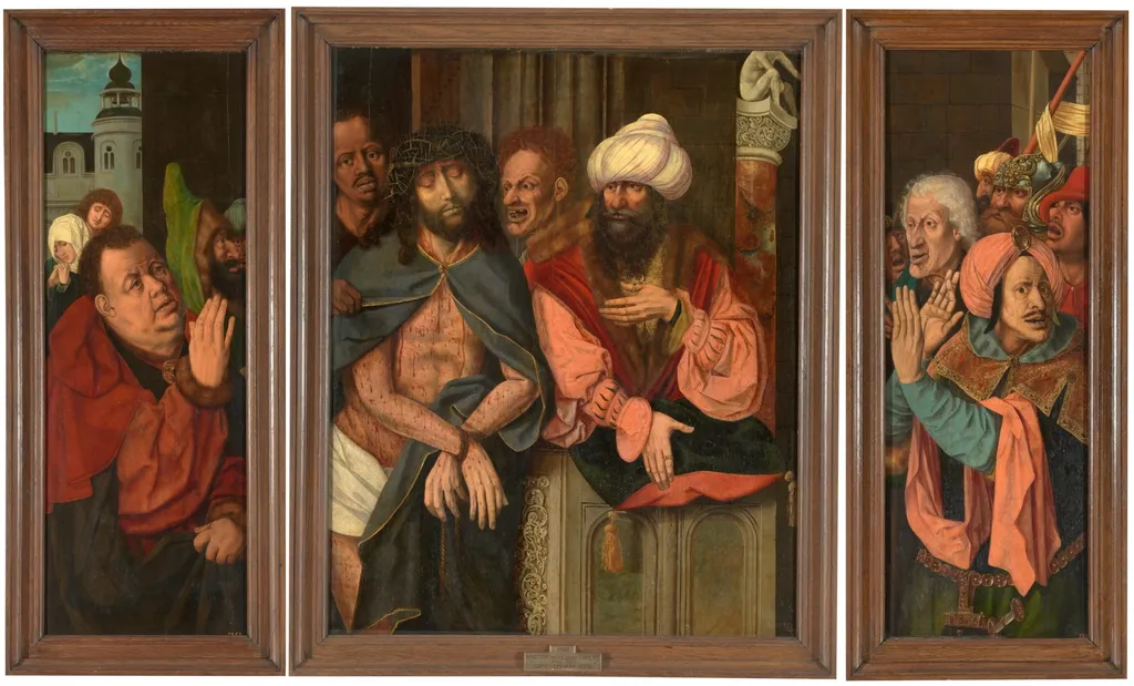 Ecce Homo, by Master of the Holy Blood, oil, 1520