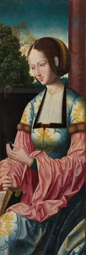 Saint Barbara, by Master of the Holy Blood