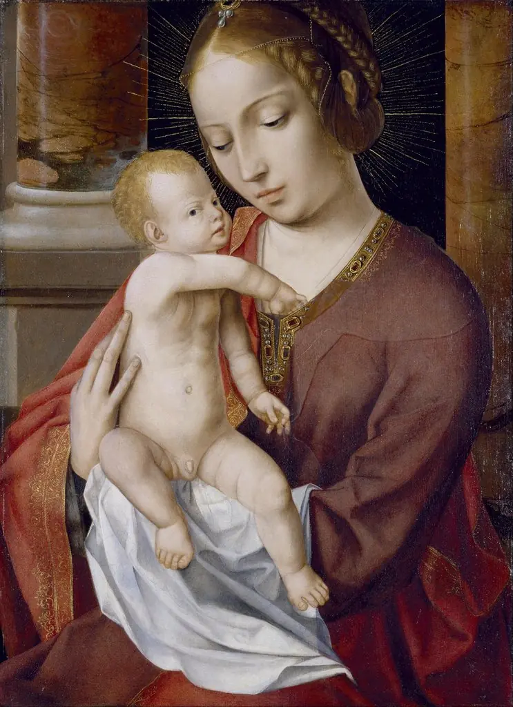 Virgin and Child, by Master of the Holy Blood