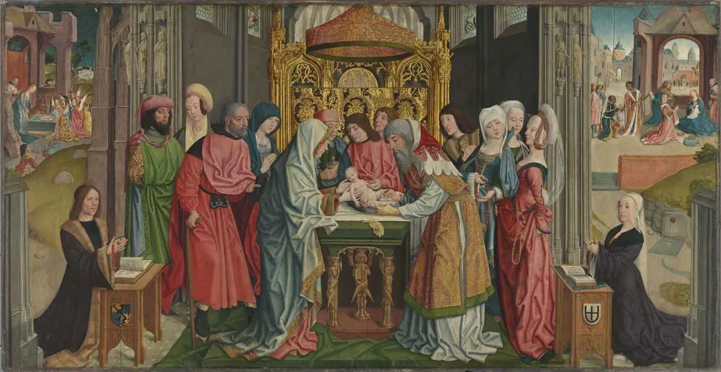 Circumcision of Christ, by Master of the Holy Kinship the Elder, oil, 1505