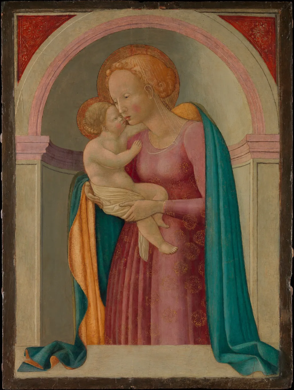 Madonna and Child, by Master of the Lanckoronski Annunciation, tempera, 1500