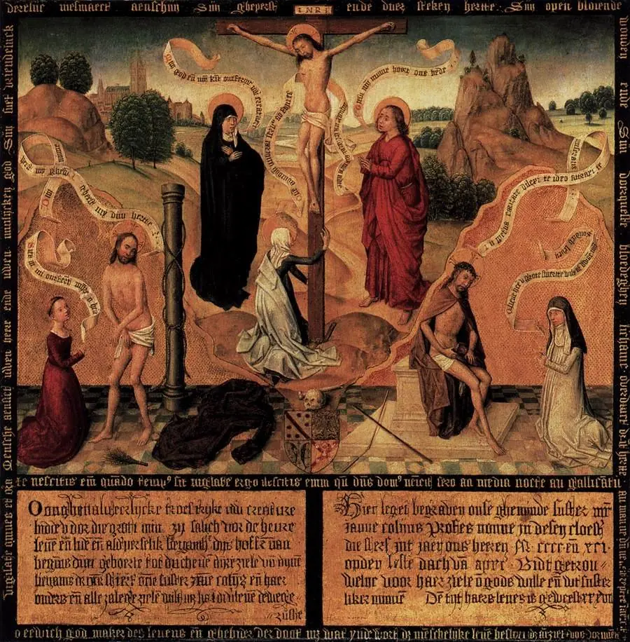 Epitaph for the Nun Janne Colijns, by Master of the Legend of Saint Barbara