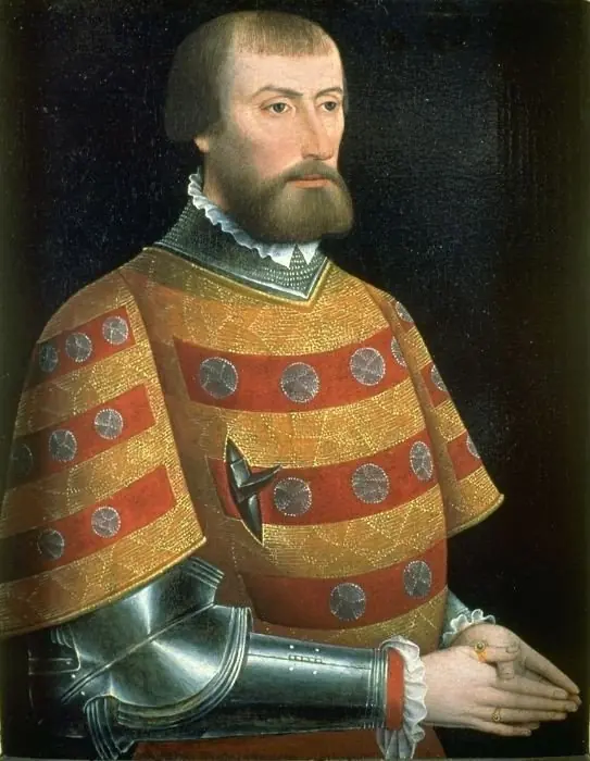 Portrait of a knight, by Master of the Legend of the Magdalene