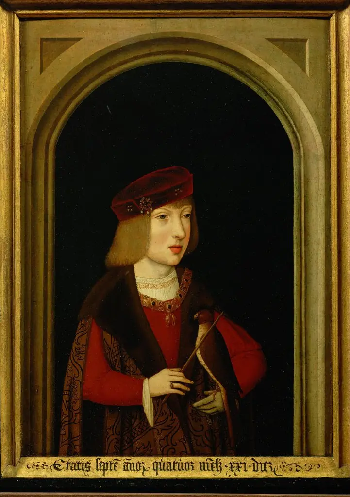 Porträt des Karl V. (1500-1558), by Master of the Legend of the Magdalene