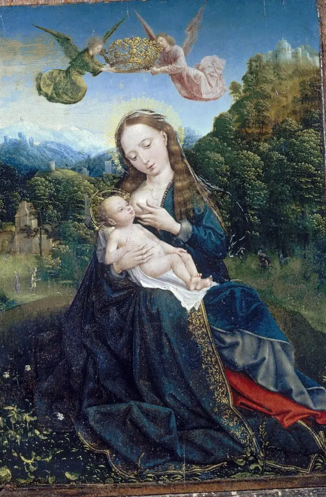 Rest on the Flight into Egypt, by Master of the Mansi Magdalen