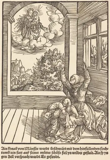 Ain khnab von Mansee wardt .., by Master of the Miracles of Mariazell