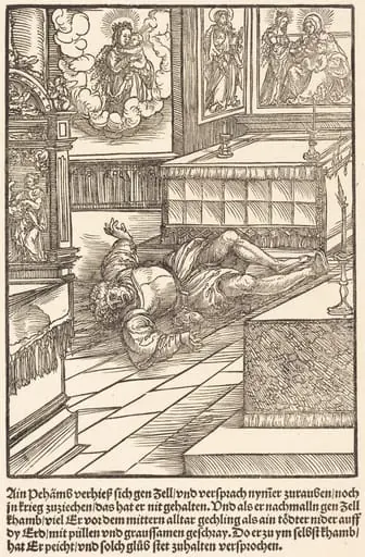 Ain Pehamss verheiss sich gen Zell ..., by Master of the Miracles of Mariazell