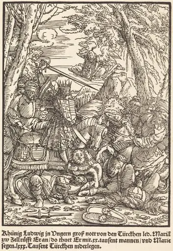 Khunig Ludwig ..., by Master of the Miracles of Mariazell