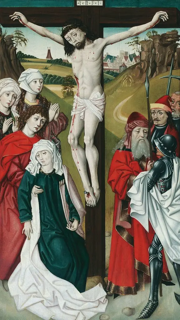 Kreuzigung Christi, by Master of the Schotten Altarpiece