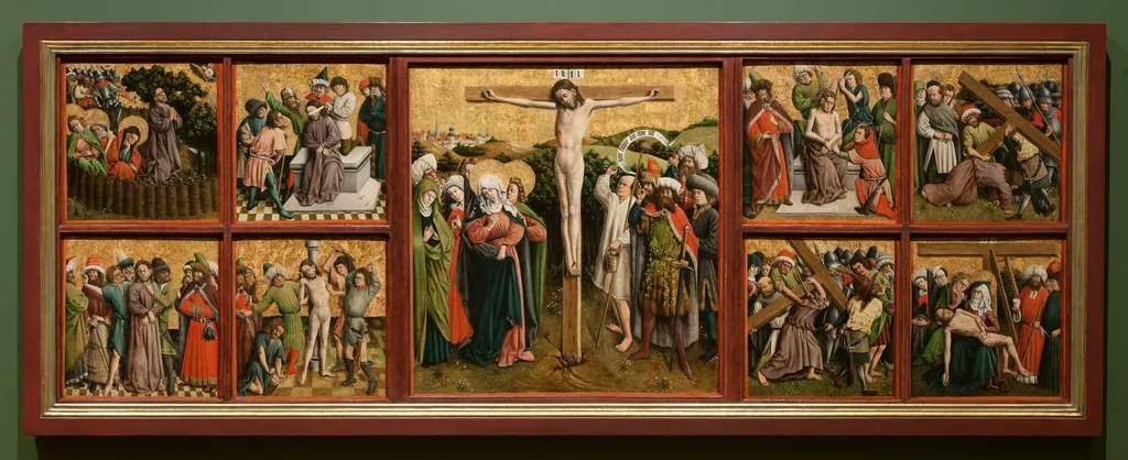 Altarpiece with The Passion of Christ, by Master of the Tucher Altarpiece, unspecified