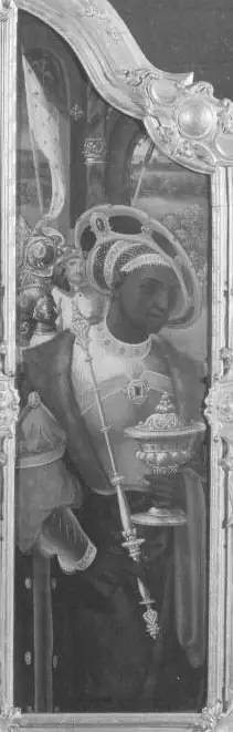 Triptych: King Balthazar, by Master of the Utrecht Adoration