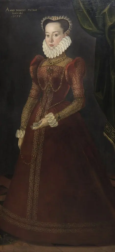 Anna, Tochter des Pfalzgrafen Wolfgang von Zweibrücken-Veldenz, by Master of the Vohenstrauss Portrait