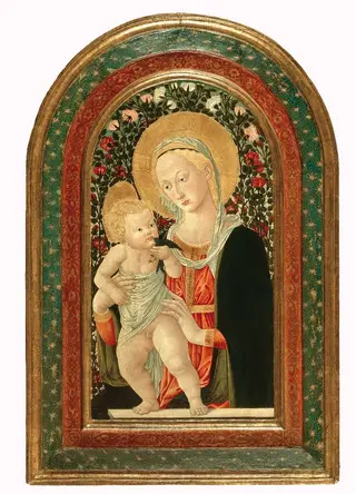 Maria col bambino, by Master PS