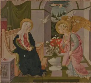 The Annunciation to the Virgin, by Master PS
