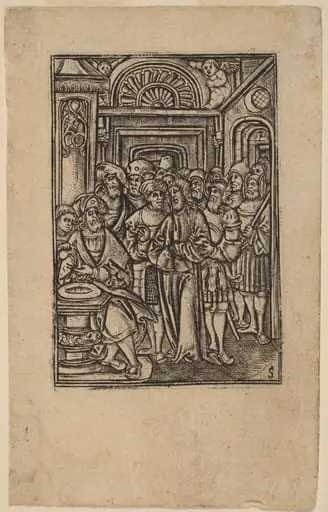 Pilate Washing His Hands, by Master S