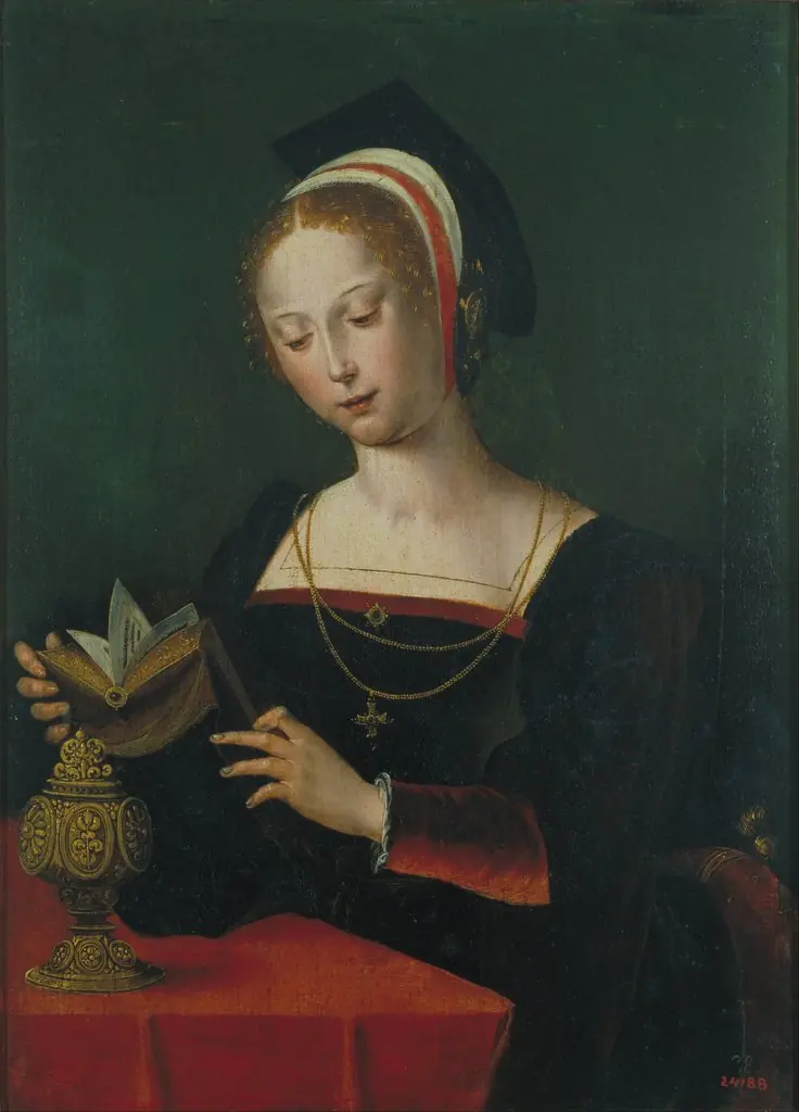 Saint Mary Magdalene, by Master with the Parrot