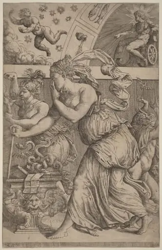 Pandora Opening Her Box, by Master Z.B.M.
