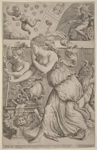 Pandora Opening Her Box, by Master Z.B.M.