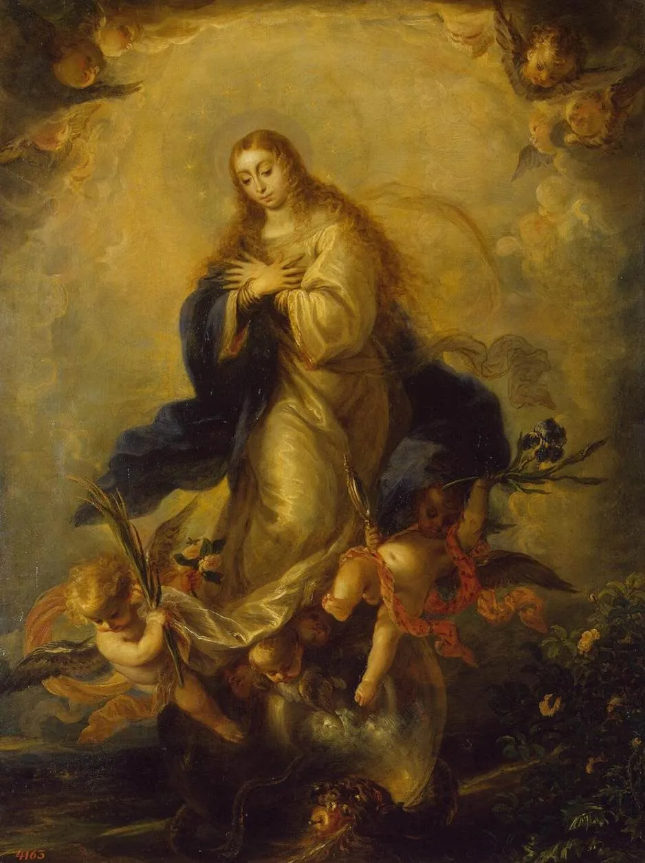 Immaculate Conception, by Mateo Cerezo, oil, 1664