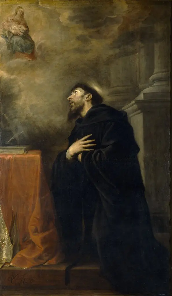 Visión de San Agustín, by Mateo Cerezo