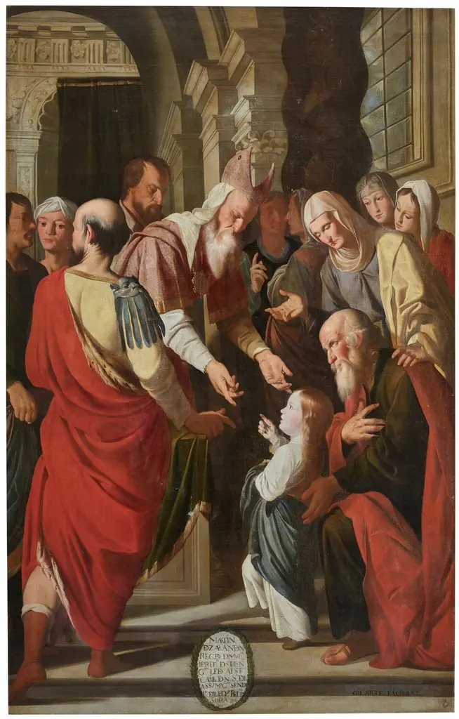 La Presentación de la Virgen en el Templo, by Mateo Gilarte