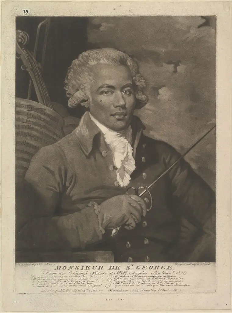 Monsieur de St. George, by Mather Brown