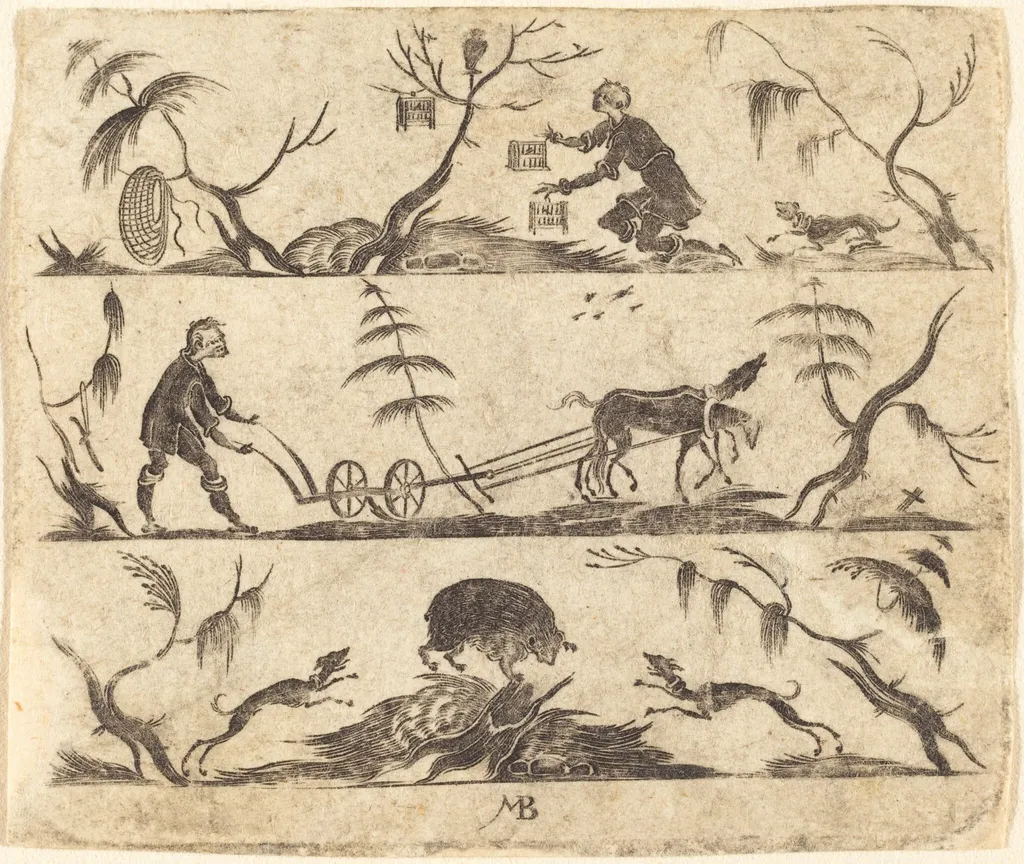 Ornament, by Mathias Beutler, ink, 1602