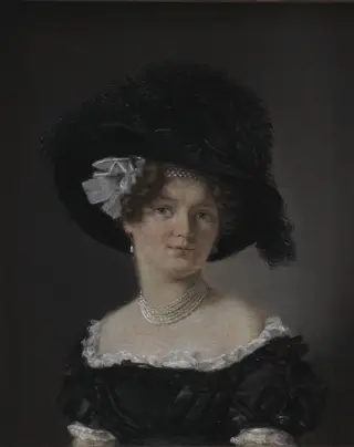 Mathilde Theresia von Irgens-Bergh, née Holsten, the Wife of Mathias Friis von Irgens-Bergh
