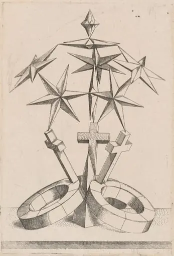 A Perspective of Seven Stars Balanced on Three Crosses, by Mathis Zündt