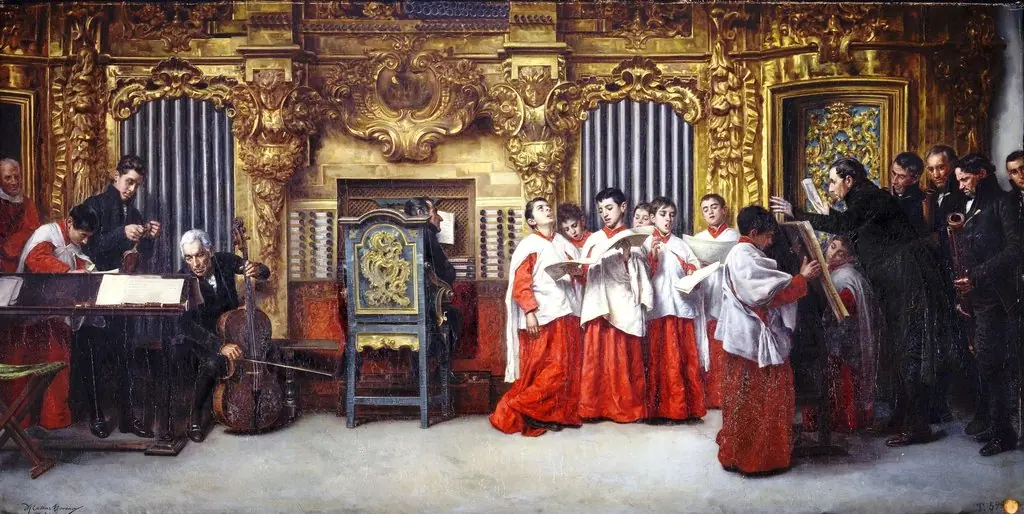 Ensayo al órgano, by Matías Moreno