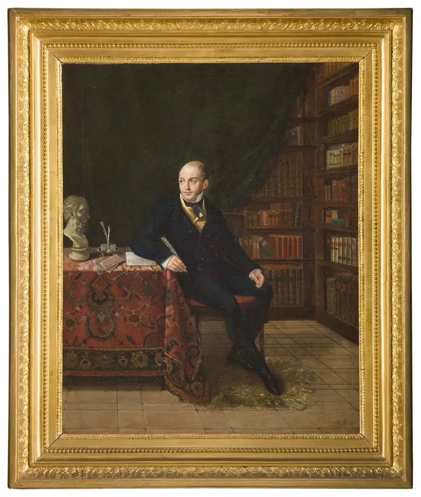 Portrait of Louis de Potter (1786-1859), by Matilde Meoni Malenchini